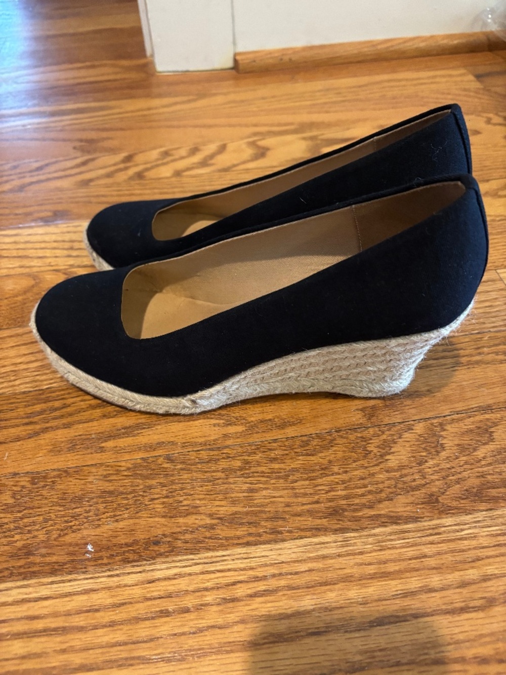 J Crew Black Espadrilles